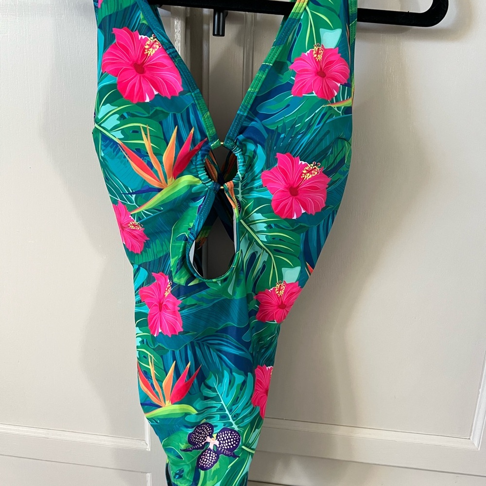 Tropical Floral One-Piece Swimsuit